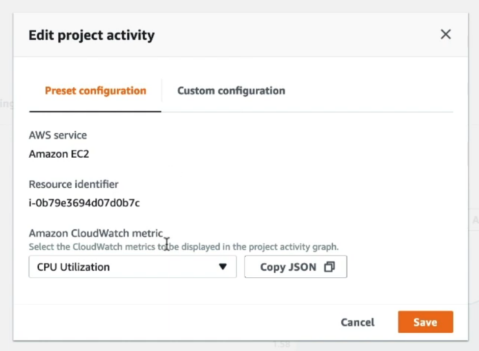 single CloudWatch metric